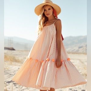 Sundress Clea Midi Peach 🍑
